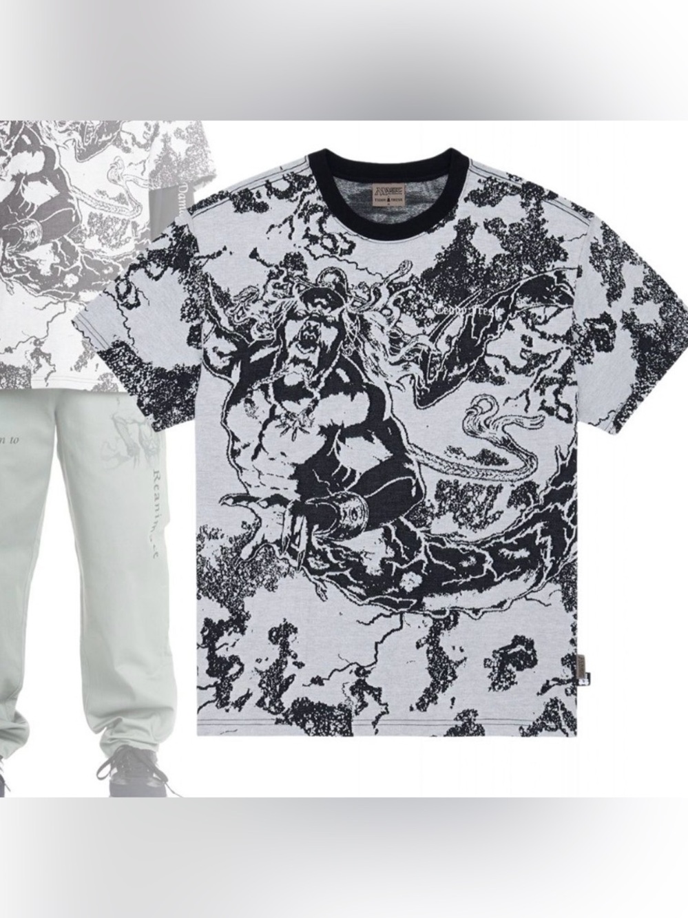 Teddy Fresh Magic the gathering Tee - Black & Gray